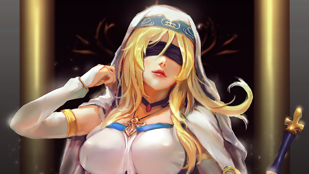 Why Sword Maiden Wears a Blindfold in Goblin Slayer Explained