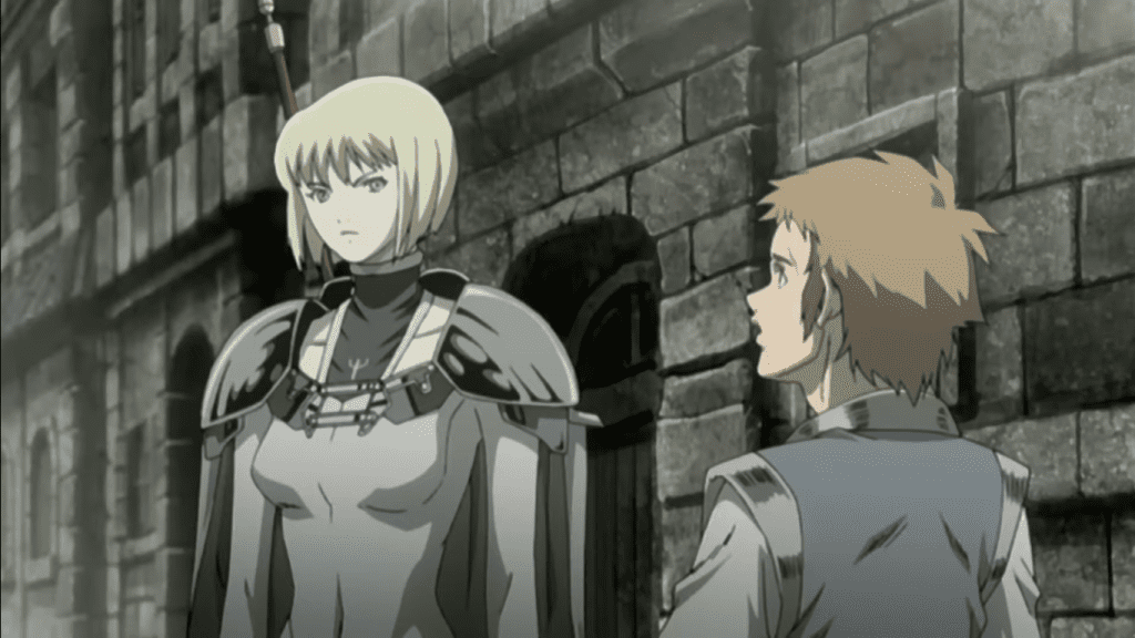 Clare Kissed Raki: The Reunion and Vow in Claymore Anime