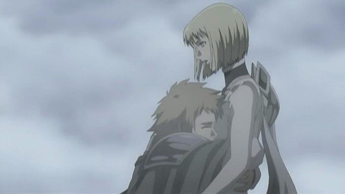 Clare Kissed Raki: The Reunion and Vow in Claymore Anime